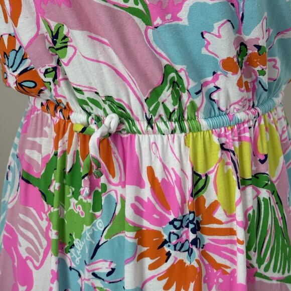 Lilly Pulitzer X Target Nosey Posey Tropical Strapless Maxi Dress Size S Multi - Picture 5 of 11